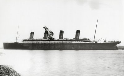 RMS Titanic kurz vor der Fertigstellung, 8. Januar 1912 von English Photographer